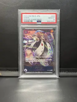 One Piece Japanese Flagship Official Event Prize Queen ST04-005 PSA 10 - Image 1