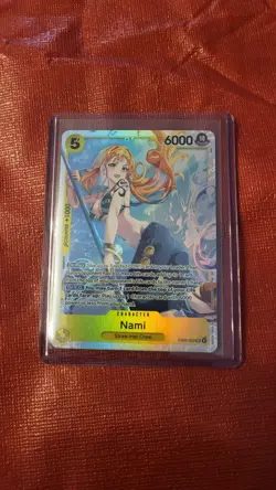 Bandai One Piece Nami EB03-053 Special 6000 Power Heroines Edition Full Art Holo - Image 1