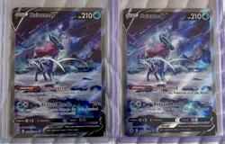 (2) Suicune V GG38/GG70 Crown Zenith Galarian Gallery Pokemon Card Lot NM - Image 1