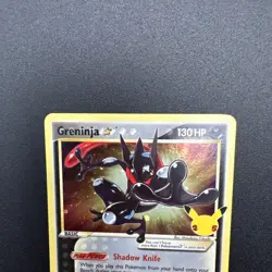 Pokemon TCG Greninja Gold Star SWSH144 25th Celebrations Promo Card - Image 5