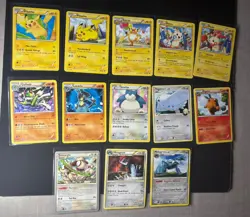 Pokemon 13 Card Lot (Pikachu, Gallade, Metagross, Gallade, Snorlax, etc.) - Image 1
