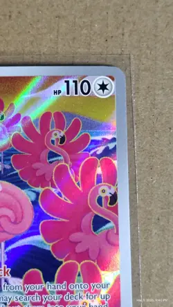 Pokemon Card TCG Flamigo 227/193 Holo Illustration Rare Paldea Evolved Art - Image 3