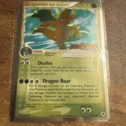 Pokemon Dragonite Not Stamped Holo 91/101 EX Delta Species 150HP Stage 2 Card - Image 1