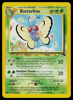 Pokemon Card - Butterfree Southern Islands 9/18 Promo - Image 1