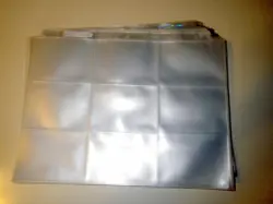 Ultra PRO 50 Ct 9 Pocket Silver Series Collectible Card Holder Sleeves - Image 1