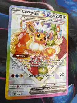 Pokemon Eevee EX 174 Prismatic Evolutions Promo Card NM - Image 2