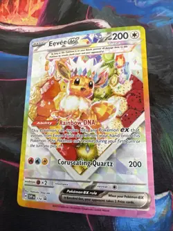 Pokemon Eevee EX 174 Prismatic Evolutions Promo Card NM - Image 3