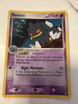 Pokemon EX Crystal Guardians Banette Holo Rare Card 1/100 NM - Image 1