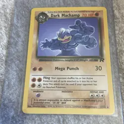 Dark Machamp 1st Edition Non-Holo Card 27/82 Team Rocket HP Copy 💢💥💢 - Image 1