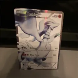 Pokemon Reshiram Full Art Holo Ultra Rare Black & White 130 HP 113/114 Card - Image 1
