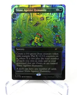 Slime Against Humanity Foil Secret Lair TMNT MTG Rare Chase Card 7078 - Image 1