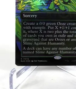 Slime Against Humanity Foil Secret Lair TMNT MTG Rare Chase Card 7078 - Image 2