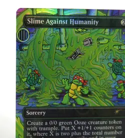 Slime Against Humanity Foil Secret Lair TMNT MTG Rare Chase Card 7078 - Image 5