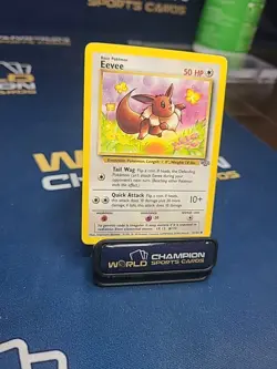 Pokemon Eevee TCG Jungle Edition Unlimited Card 51/64 Regular LP - Image 3