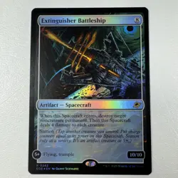 Extinguisher Battleship - [Foil] #242 NM Edge of Eternities EOE Magic MTG - Image 1