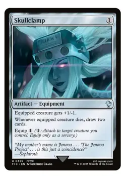 1x MTG Skullclamp - FINAL FANTASY! NM Mint! Ships Fast! - Image 1