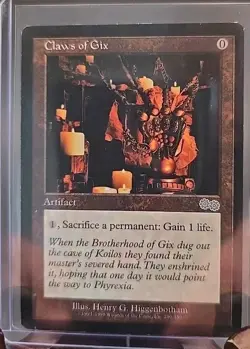 Claws of Gix Urza's Saga MTG Regular Moderately Played - Image 3