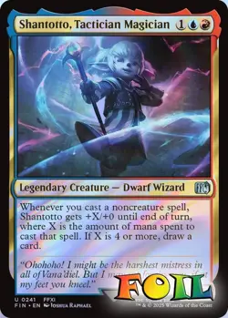 Shantotto Tactician Magician 0241 MTG FINAL FANTASY Uncommon NP Foil - Image 1