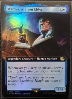 MTG Final Fantasy Matoya, Archon Elder Extended Art Foil 0439 (Rare) - Image 1