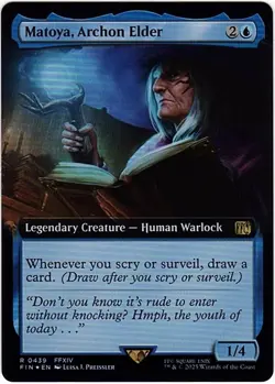 MTG Final Fantasy Matoya, Archon Elder Extended Art Foil 0439 (Rare) - Image 2