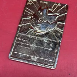 Pokemon 1999 Vintage 24K Gold Plated Togepi Card Burger King Limited Edition #z - Image 2