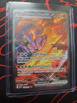 Team Rocket's Moltres ex - (Destined Rivals Stamp) 229/182 Cards & Products Holo - Image 1