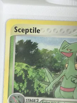 Pokemon TCG Sceptile Rare 100 HP EX Ruby & Sapphire 20/109 Regular Card - Image 3
