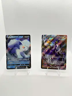 Pokemon TCG 2 Card Lot: Alolan Vulpix V, Rapid Strike Urshifu VMAX Holo Eng - Image 1