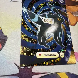 Gold Box Hit Holo Umbreon Textured Shinny Database Non-TCG Pokemon Card - Image 2