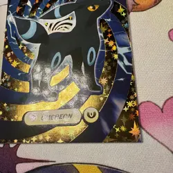 Gold Box Hit Holo Umbreon Textured Shinny Database Non-TCG Pokemon Card - Image 3