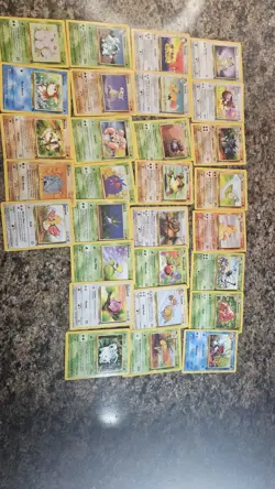 Pokemon Jungle Set 29 Card Set Common Uncommon - LP Condition Vintage - Image 1
