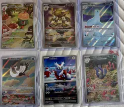 (6) Pokemon Illustration Rare Card Lot All NM Appletun Alakazam Dewgong and More - Image 1