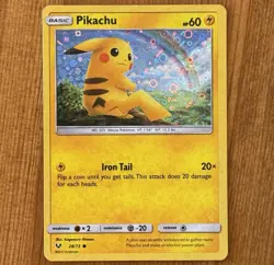 Pikachu 28/73, LP Holo (General Mills) Promo, Sun & Moon, Pokemon TCG Cards - Image 1