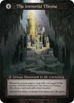 The Immortal Throne - Beta NM - Sorcery: Contested Realm - Image 1