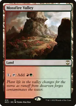 MTG Mossfire Valley ** New Capenna Commander ** English - Image 1