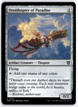 Ornithopter of Paradise NM DRC Commander: Aetherdrift MTG - Image 1