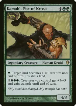 Kamahl, Fist of Krosa | EX | ENG | Archenemy | Magic MTG EDH Omnath Reki - Image 1