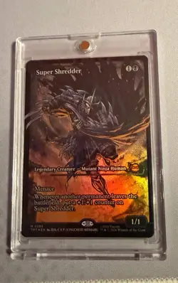 Magic the Gathering - Super Shredder Showcase FOIL - 0285 - MYTHIC - TMNT - NM/M - Image 1