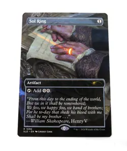 Sol Ring Borderless Secret Lair SLD 1696 NM - MTG Magic - Image 1