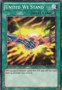 1x (EX) United We Stand - BP01-EN043 - Starfoil Rare - 1st Edition YuGiOh - Image 1