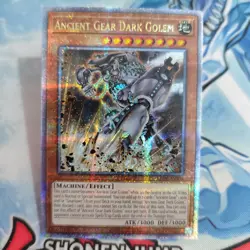 Yugioh Asian English Ancient Gear Dark Golem LEDE-AE006 QCSE Original - Image 1