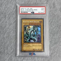 Yu-Gi-Oh! Blue-Eyes White Dragon BPT-009 Secret Rare - PSA 9 - Image 1
