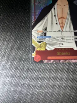 Namco One Piece CCG Shanks Manga Secret Rare Foil OP01-120 Rush - Image 5