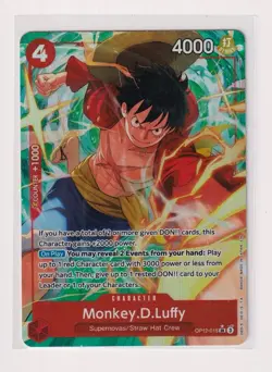 Legacy of the Master #OP12-015 Monkey.D.Luffy (Alternate Art) - Image 1