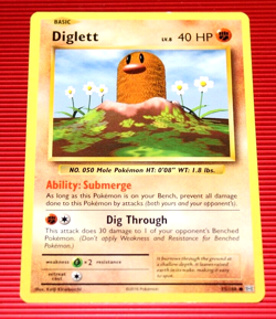 Diglett LV.8 40 HP 2016 Collectible Pokemon Trading Card No. 55/108 - Image 1