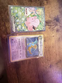 Pokemon TCG Lot Japanese Holo Clefairy GX & Dragonite - 2 Cards - Image 1