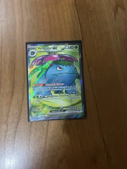 Pokemon Venusaur EX Holo Ultra Rare TCG Card 182/165 Scarlet & Violet 151 - Image 1