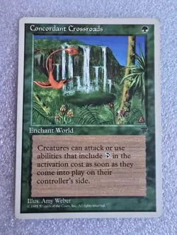 MTG Concordant Crossroads Chronicles Rare World Enchantment Magic The Gathering - Image 1