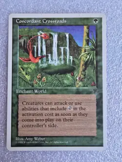 MTG Concordant Crossroads Chronicles Rare World Enchantment Magic The Gathering - Image 3