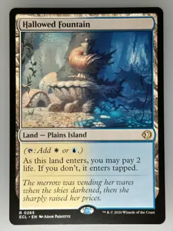 MTG Hallowed Fountain Lorwyn Eclipsed (ECL) R 265 NM Magic - Image 1